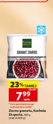 Ziarno granatu mrożone Kuchnia Eksperta promocja w Auchan
