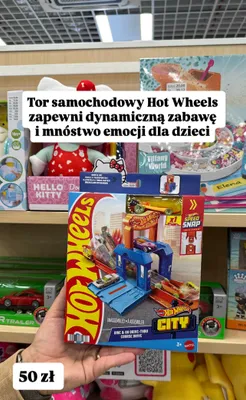 Tor samochodowy Hot Wheels City Dine & Go Drive-Thru Speed Snap promocja w Pepco