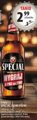Piwo Specjal Jasne Pełne promocja w Arhelan