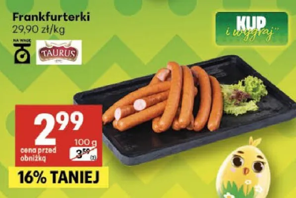 Frankfurterki promocja w Delikatesy Centrum