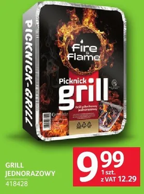 Grill jednorzęowy Fire Flame promocja w Selgros