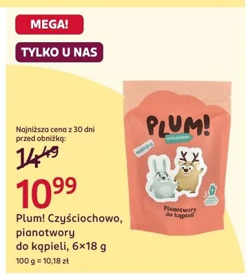Czyściochawo piankotwarny do kąpieli promocja w Rossmann