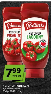 Ketchup pikantny Pudliszki promocja w Euro Sklep