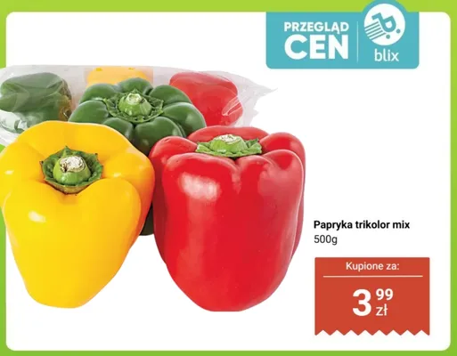 Papryka trikolor mix promocja w Dino
