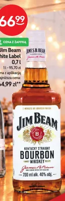 Whiskey Jim Beam White Label promocja w Żabka