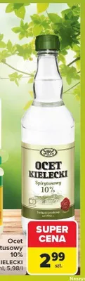 Ocet spirytusowy 10% Kielecki promocja w Carrefour