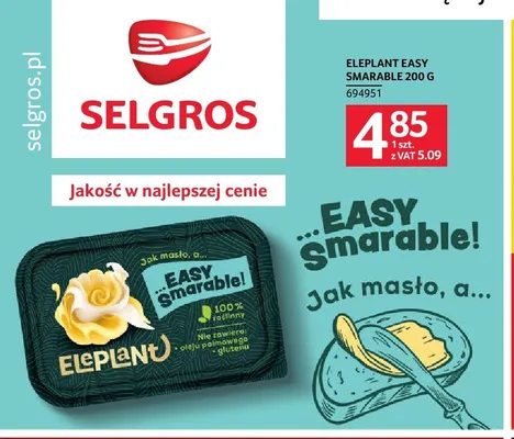 Smarowidło ELEPLANT Easy Smarable promocja w Selgros