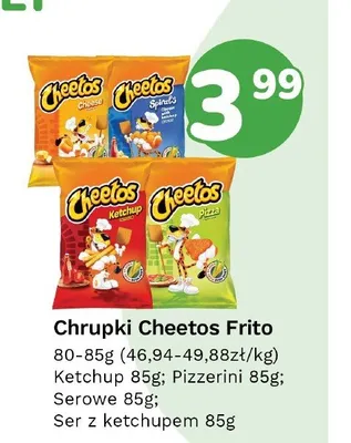Chrupki Cheetos Serowe promocja w Limonka