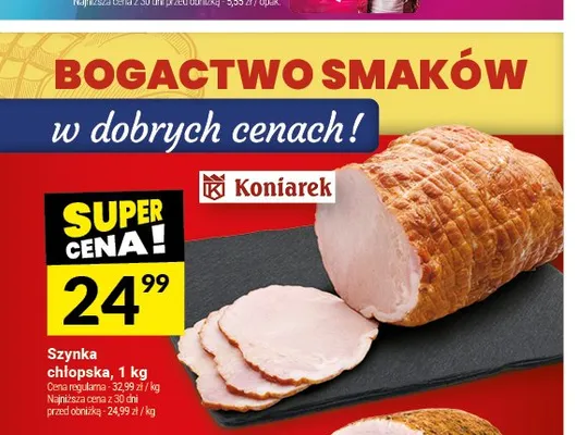 Szynka chłopska Koniárek promocja w Twój Market
