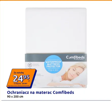 Ochraniacz na materac Comfibeds 90x200 cm promocja w Action