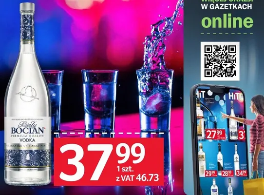 Wódka HIT Biały Bocian 40% 700 ML promocja w Selgros