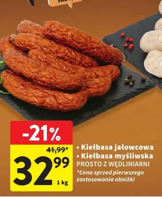 Kiełbasa myśliwska promocja w Intermarche