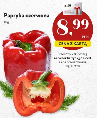 Papryka czerwona promocja w Market Point