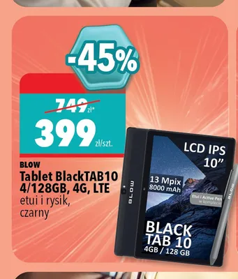 Tablet Blow BlackTAB10 promocja w Biedronka Home