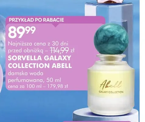 Woda perfumowana damska Sorvella Galaxy Collection Abell promocja w Super-Pharm