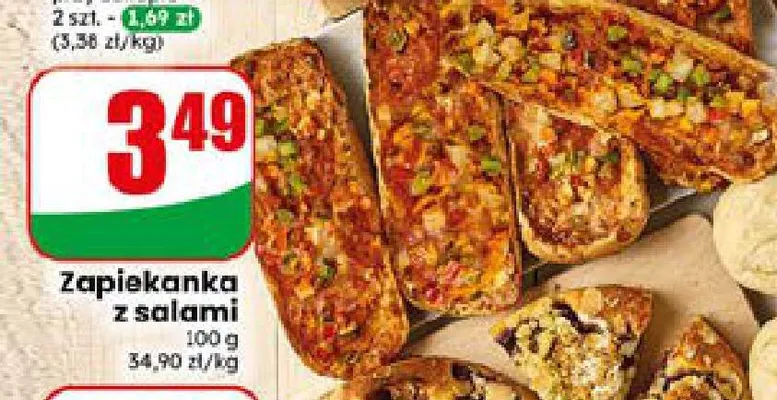 Zapiekanka z salami promocja w Dino