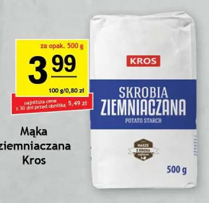 Mąka ziemniaczana Kros promocja w Gram Market