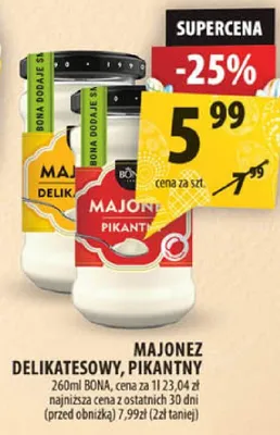 Majonez delikatesowy, pikantny promocja w Arhelan