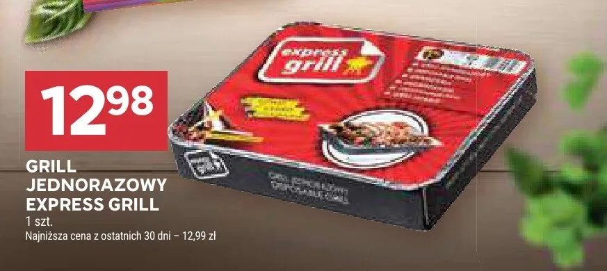 Grill jednorazowy Express Grill promocja w Stokrotka
