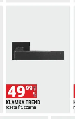Klamka Trend rozeta fit czarna promocja w Merkury Market