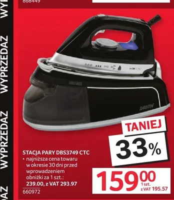 Stacja pary CTC promocja w Selgros