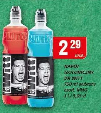 Napój izotoniczny wybrany asort. MWS 11/3 os./1 promocja w Chorten