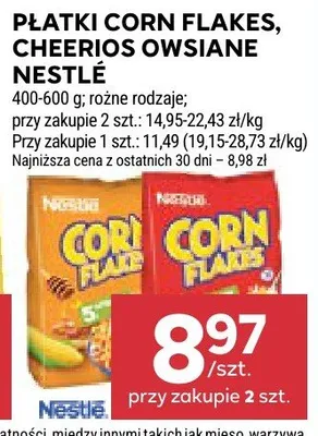 Płatki Cheerios Owsiane Nestlé promocja w Stokrotka