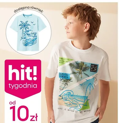 Koszulka chłopięca 100% bawełny  promocja w Pepco