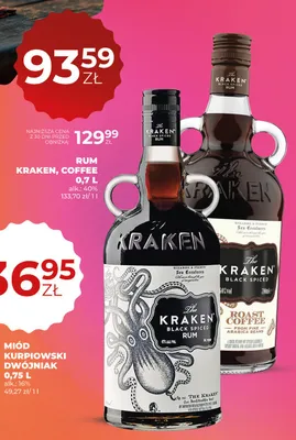 Rum Kraken Coffee promocja w Duży Ben