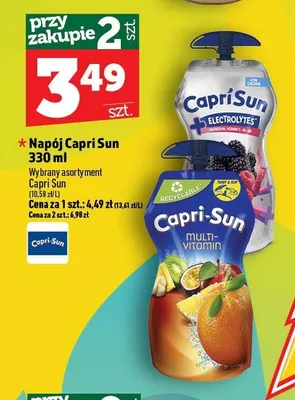 Napój Capri-Sun Multivitamin promocja w TOPAZ