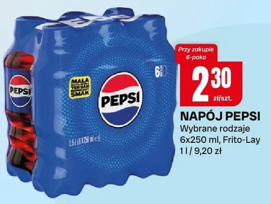 Napój Pepsi Wybrane rodzaje promocja w Chorten