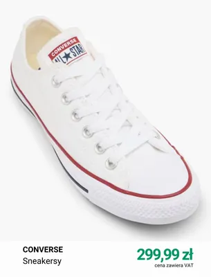 Sneakersy Converse All Star promocja w Deichmann