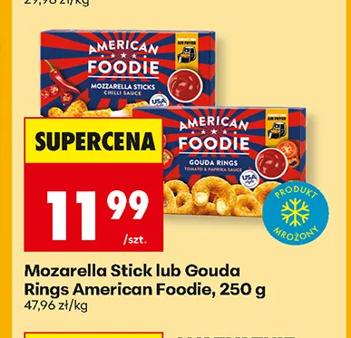 Mozarella Stick American Foodie promocja w Biedronka
