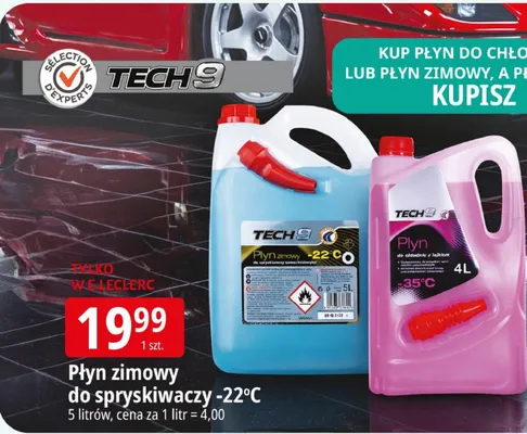 Płyn do chłodnic z lejkiem -35°C promocja w Leclerc