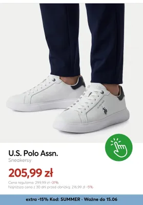 Sneakersy U.S. Polo Assn. promocja w eobuwie.pl