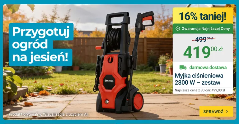 Myjka ciśnieniowa zestaw Kowal promocja w ERLI