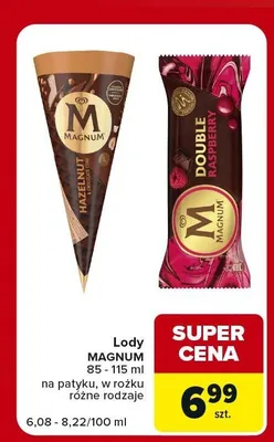 Lody w rożku Magnum Hazelnut & Chocolate promocja w Carrefour Market