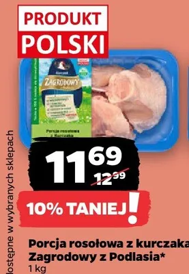 Porcja rosołowa z kurczaka Zagrodowy z Podlasia promocja w Netto