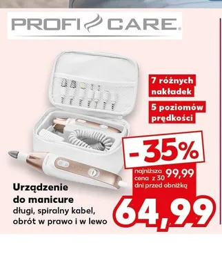 Urządzenie do manicure PROFI CARE promocja w Kaufland