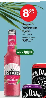 Drink Breezer Crisp Watermelon promocja w Żabka