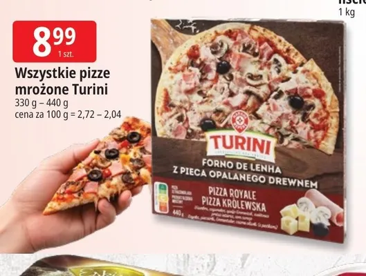Pizze mrożone Turini promocja w Leclerc