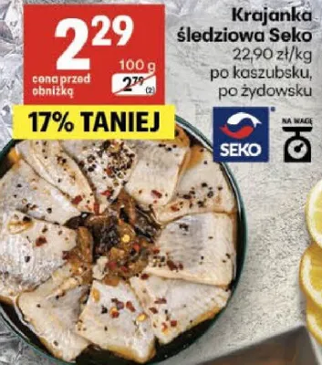 Krajanka śledziowa promocja w Delikatesy Centrum