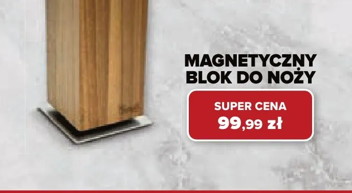 Magnetyczny blok do noży Consigli promocja w Intermarche