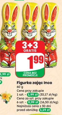 Figurka zając promocja w Dino