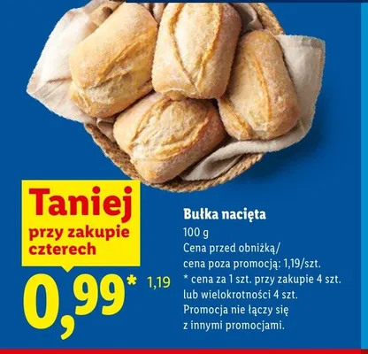 Bułka nacięta promocja w Lidl
