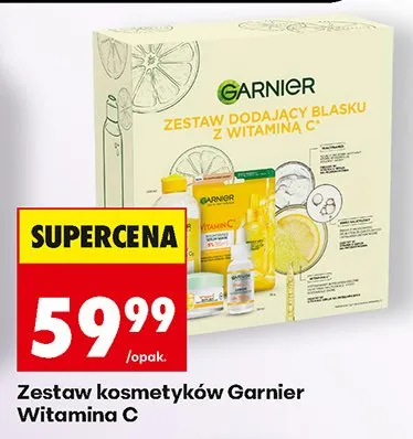 Zestaw kosmetyków Garnier Witamina C promocja w Biedronka