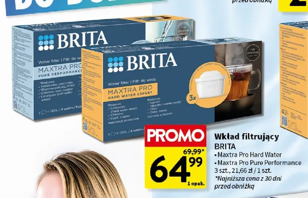 Wkład filtrujący Brita Maxtra Pro Hard Water 3-pak promocja w Intermarche
