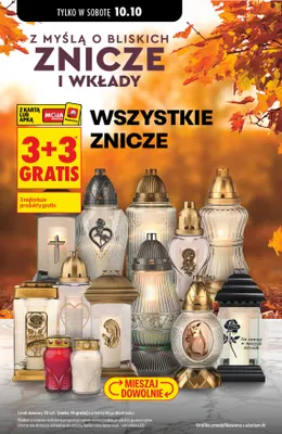 Znicze promocja w Biedronka