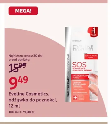 Odżywka do paznokci Eveline Cosmetics promocja w Rossmann