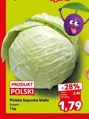 Kapusta biała polska promocja w Kaufland